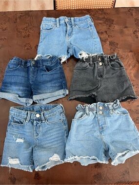 Zara and Old navy  denim short bundle- Paperbag and high Waist Denim Shorts